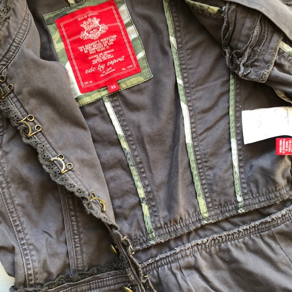 Esprit gray cotton blazer - Picture 8 of 8